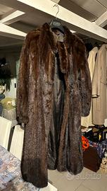 Cappotto Lungo Vintage Pelliccia