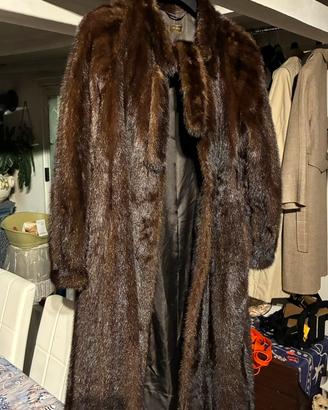 Cappotto Lungo Vintage Pelliccia