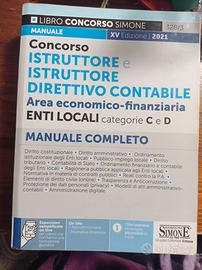Manuale per concorso istruttore contabile  C e D