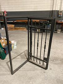 Inferriata apribile con snodo