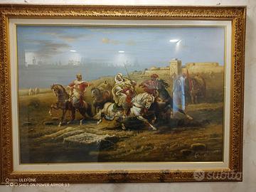 Quadro dipinto raffigurante Arabi