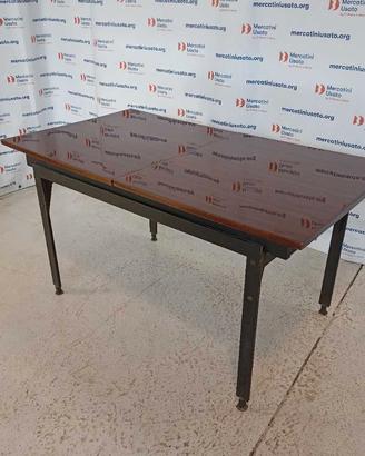 Tavolo Vintage allungabile con legno esotico