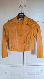 Giacca in ecopelle Zara color senape