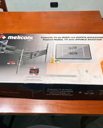 Supporto tv meliconi Dr600 ghostslim da 50” a 86”