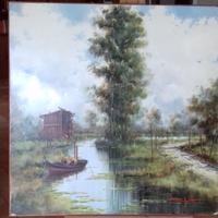 quadro olio su tela