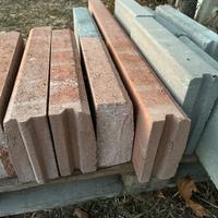 Cordoli di cemento 20 cm altezza