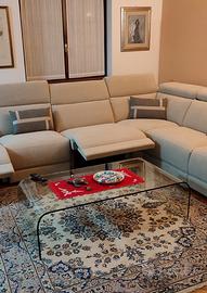 Tavolino da soggiorno in cristallo tavolo caffè 