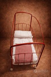 culla per bambole l'Angolo del vintage fasano v