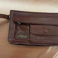 Borsello vintage stile classico in vera pelle
