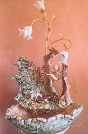 Lampada con fontana d'acqua Lorenzon