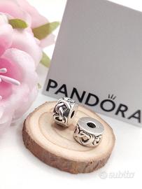 Set originale pandora clip cuori intrecciati 