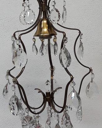 Lampadario a goccie vintage 