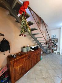 Madia / credenza in acacia rossa 4 sportelli