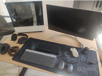 pg desktop gaming rtx2070 and monitor