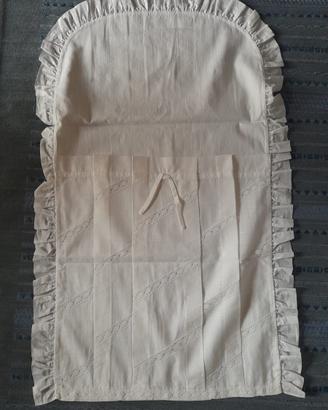 Set 4 federe in cotone per cuscino neonato