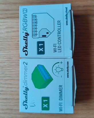 Shelly dimmer 2 + Shelly rgbw 2 dimmer