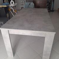 Tavolo cucina cemento