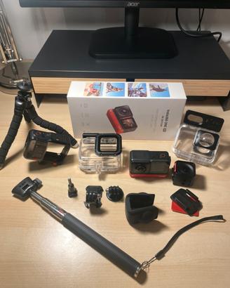 insta360 one rs twin edition + accessori