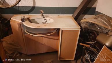  mobile bagno con marmo rosa euro 