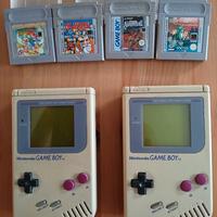 n°2 game boy classic con 4 giochi