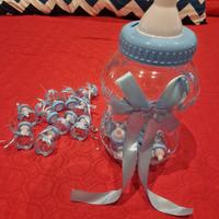 gadget ciuccio e biberon azzurri 