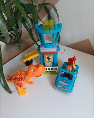 Lego Duplo Jurassic world torre di T.Rex
