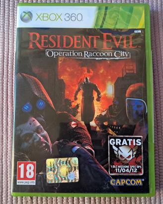 Per XBOX360 RESIDENT EVIL OPERATION RACCOON CITY