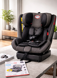 Seggiolino Auto 360 Isofix 0-36 kg Girevole Heyner