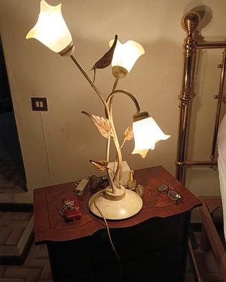 3 Lampade in ferro battuto 