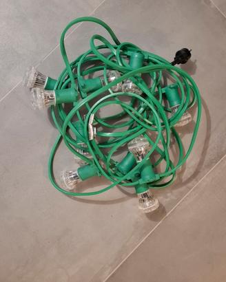 filo di luci da esterno