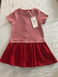 Petit Bateau vestitino bimba estivo 18m/81cm.