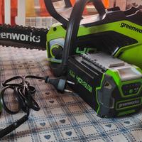 motosega greenworks 40v batteria