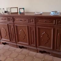 Credenza a tre ante arte povera