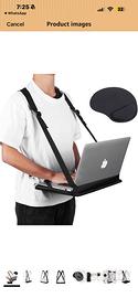 Supporto Laptop Regolabile con Imbracatura