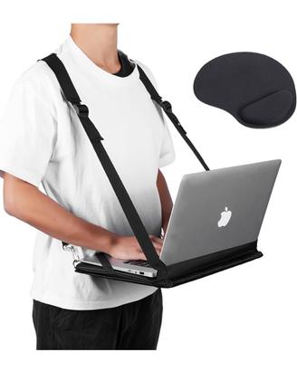 Supporto Laptop Regolabile con Imbracatura