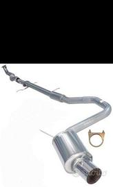 scarico mongoose mitsubishi  lancer evo 4 - 5 - 6