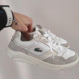 Lacoste Court Slam 90s Aesthetic White Green