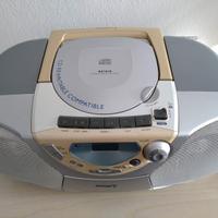Lettore cd e cassette Philips AZ1018