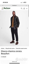 Barbour beaufort Verde Oliva Taglia S - 36