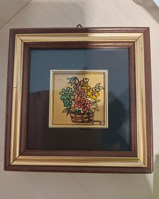 miniatura sul laminato d'oro 23,75 k 