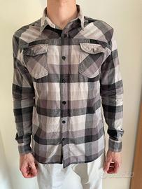 camicia a quadri in feltro L 