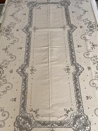 TOVAGLIA FARFALLE-RICAMI ECRU' E INTAGLI-240X160-