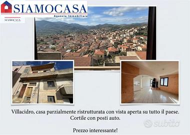 Casa di 150 mq con cortile e due posti auto