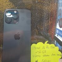 Iphone 14 Pro Max nero 256GB usato grado A batt86%
