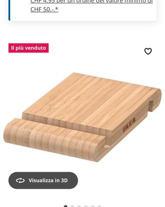 Supporto per cellulare/tablet IKEA