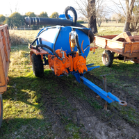 Aratro bivomere - Botte liquame