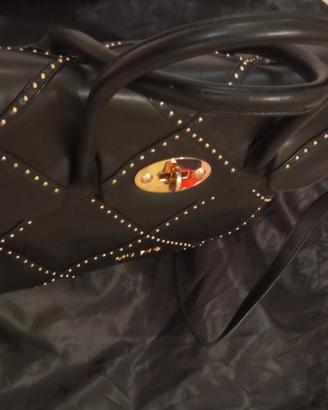  borsa in pelle nera