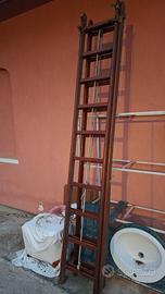 Scala legno estensibile a sfilo 3 pezzi