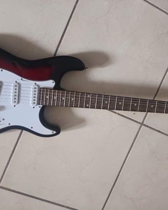 chitarra con amplificatore 
