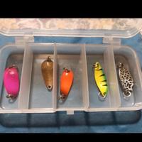 Lotto 5 esche artificiali da pesca